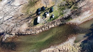 Posted up by the stream