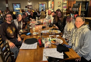 Trent - We thought we'd watch the Iowa game here, but there were not really TVs, so we just had some snac...