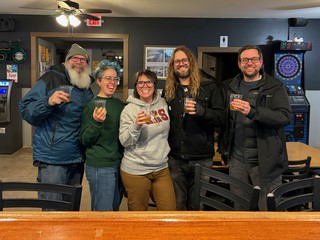 Stopped up to the townie bar to warm up, and for a drink before bed