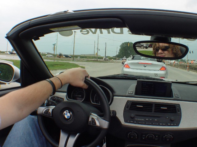 Caught up to the BMW 645i