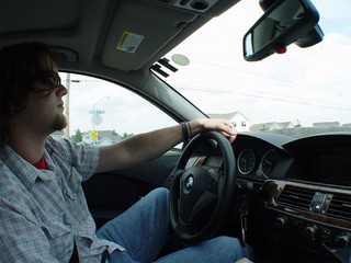 Driving the BMW 545i - Probably the closest I'll get to driving an M5... at least before I'm 25.