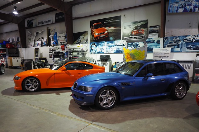 Custom Z4 Carbon Coupe and a Z3 M Coupe