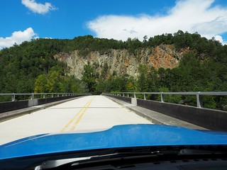 Rock Face on the way to the Tail of the Dragon