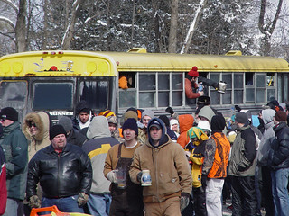 Bock Fest - Bus full of excited bockfesters