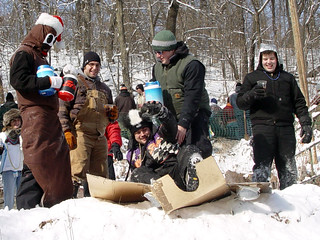 Bock Fest - Cardboard Sledding