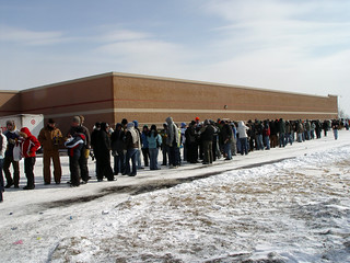 Bock Fest - Bockfest line next to target