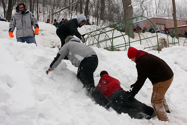 Trying to get up the hill