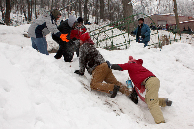 Trying to get up the hill