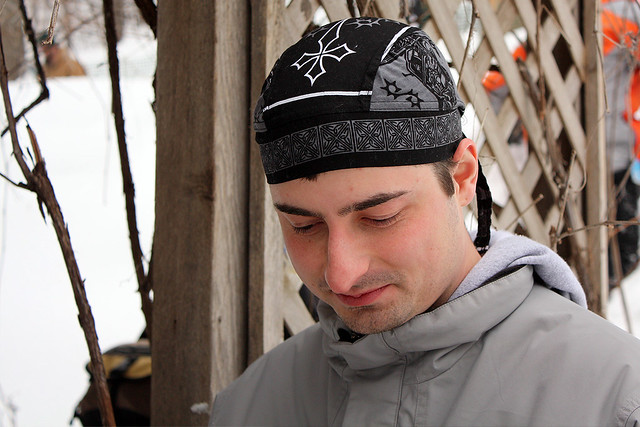 Wingert and his sweet bandana thing