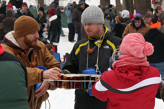 I took this because of the beer holder, but check out those pretzel necklaces!