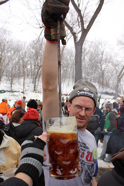 Gettin my beer poked