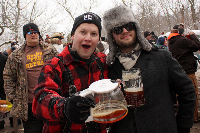 Me and the Coffee Pot Lederhosen Dude
