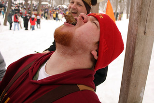 Bock Fest - Craig loves brats