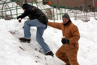 Chuck McGrane - Helping Josh get up the hill