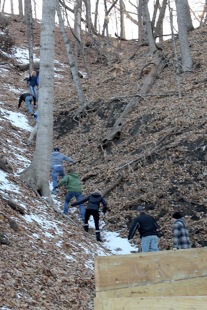 Heading home the hard way