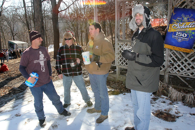 Hanging out at our spot