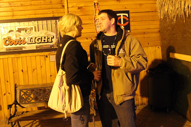 Chuck getting hit on