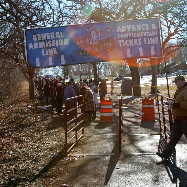 We got to use the VIP line this year