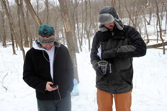 Chad got tired of listening to us