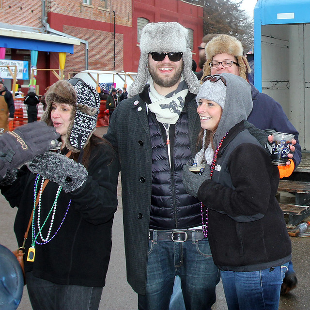 Triple hugging girls