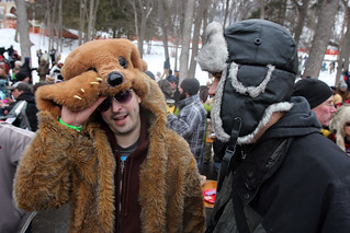 Hangin out with this bear dude