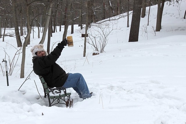 Kevi, havin a sat down