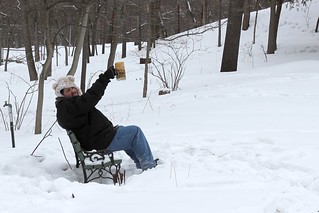 Kevi, havin a sat down