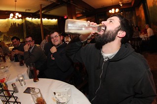 Chuggin some ranch pepper water