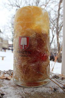 Beer freezes fast when it's below zero