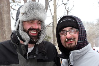Frozen beards