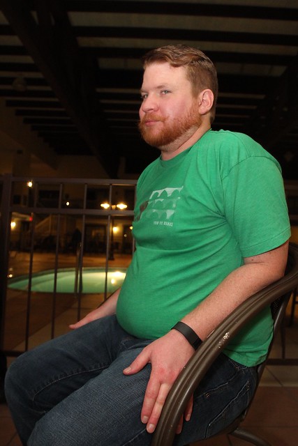 You look real comfortable there, bud