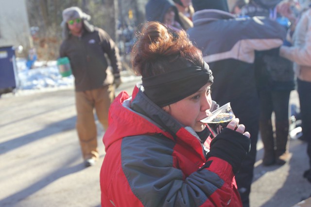 "Tia, you've gotta try this root beer. It's so good" "okay, but don't tell Craig"