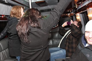 Frank - Our shuttle wound up being a party bus with some awesome women