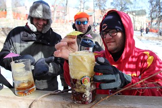 Chuck McGrane - Frothy beer ice cocktail umbrellas