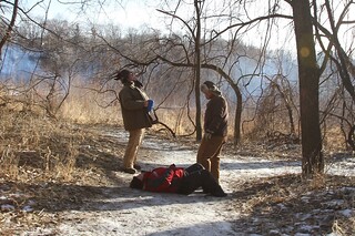 Oops! Kinda slick there