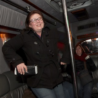 Using our 10-minute party bus ride to its fullest potential