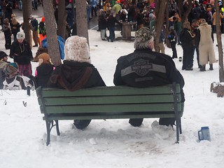 Kari hangs with some dude