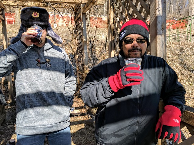 Gettin those first sips of bock