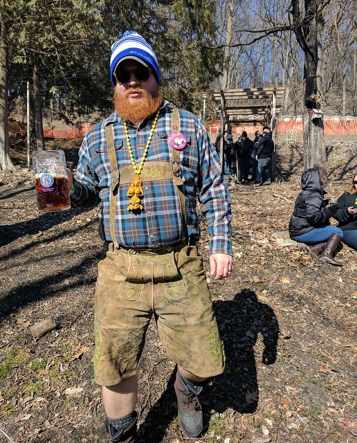 A proper Irishman in proper German attire