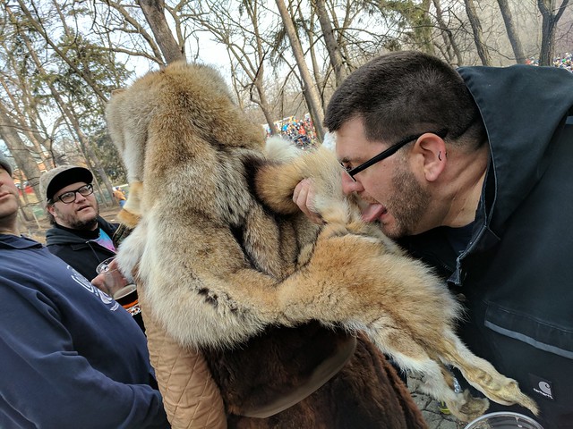 Kevi gets up in Germ's wolf's butt