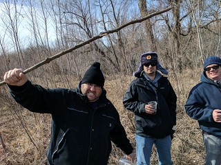 Kevi very mad about this stick