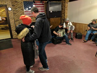 Josh and Kari dancin