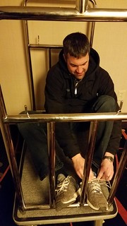 Josh gettin ready to go for a spin