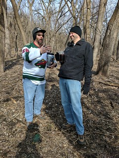 Probably talking about how dumb Iowa is