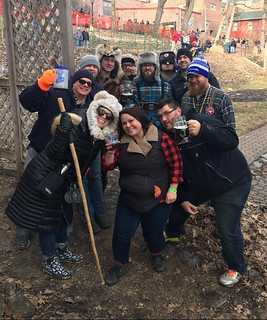 Craig O'brien - Most of our gang - some have been attending Bockfest for 12 years! Photo by Tia O'Brien
