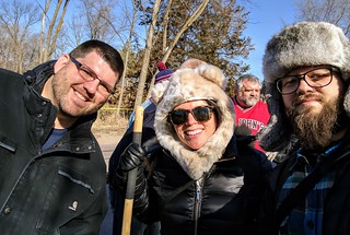 In line for the festival