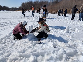 Snow - These ladies were making lots of little snow penises