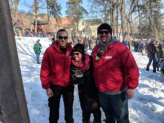 Megan Wiltz - Megan hangin with security