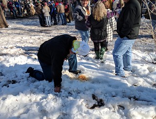 Uh oh. Big boy's tummy's upset.