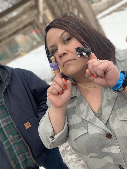 Tia's finger puppets